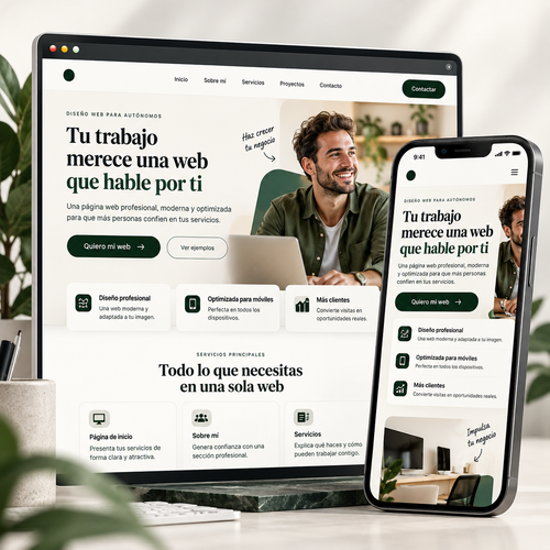 Diseño web responsive para autónomos